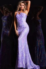 Jovani 23852 Mermaid Long Formal Fitted Prom Dress