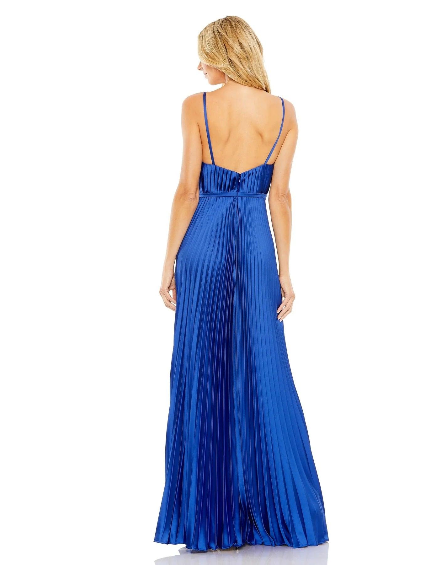 Formal Pleated Wide Leg Jumpsuit by Mac Duggal 26319