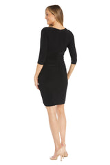 Short Fitted Dress Cocktail Knee Length R&M Richards 2635