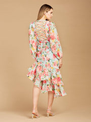 Lara Dresses 29244 Long Sleeve Printed Formal Dress
