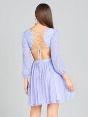 Lara Dresses 29288 Long Sleeve Cut Out Cocktail Dress