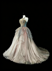 Modest Prom Dresses Ball Gown Sweetheart Tulle Sleeveless Evening Long Quince Dress N3076