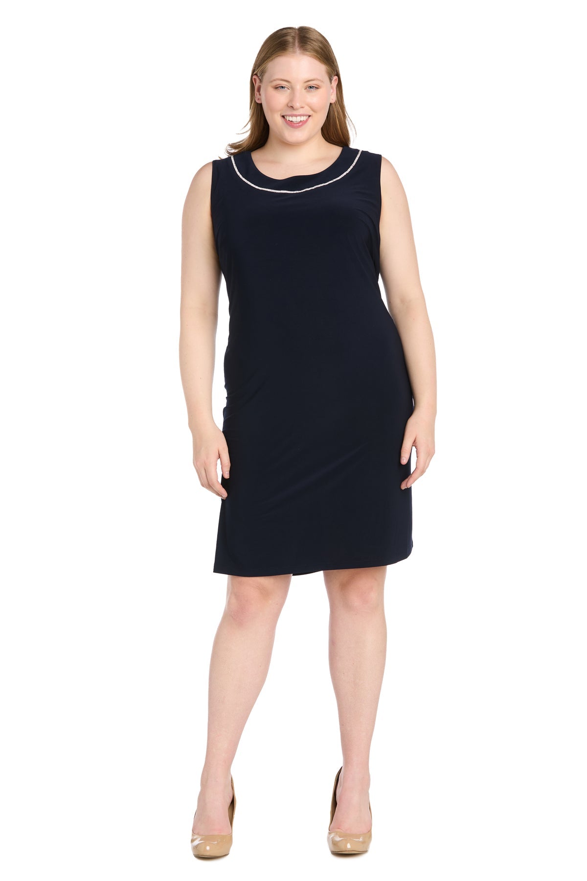 Short Plus Size Dress Two Piece Jacket R&M Richards 3054W
