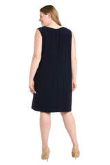 Short Plus Size Dress Two Piece Jacket R&M Richards 3054W