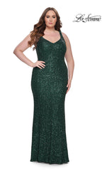 La Femme 31163 Plus-Size Formal Prom Dress