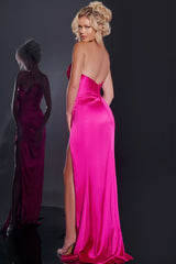 Jovani 37079 Long Formal Pleated Prom Dress