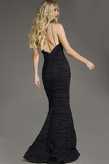 Jovani 37267 Ruched Long Formal Evening Dress