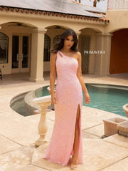 Primavera Couture 3761 Formal Fitted Long Sequin Prom Dress