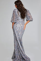 Jovani 38110 Long Mermaid Formal Beaded Sequin Evening Dress
