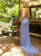 Primavera Couture 3949 Long Formal Sequins Slit Prom Dress