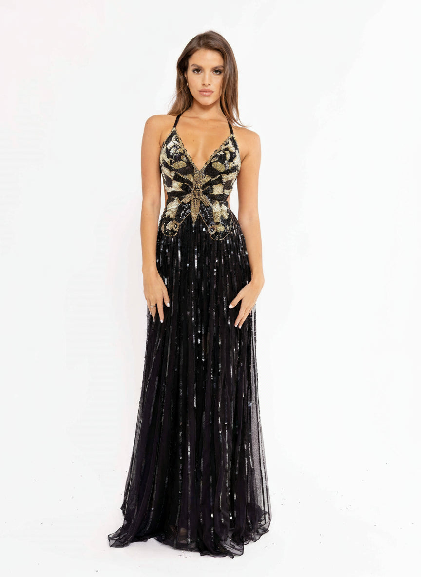 Primavera Couture 3957 Sequins Long Prom Formal Evening Gown