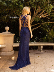 Primavera Couture 3969 Sequins Beaded Long Prom Dress