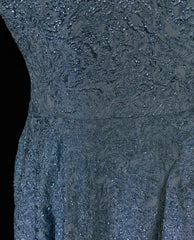 Vintage Classy Prom Dresses High Low Light Blue V Neck Lace Satin With Ruffled Evening Long Dress N3299