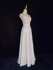 Beautiful Prom Dresses A Line Sweetheart White Chiffon With Ruffle Long Evening Outfits N3335