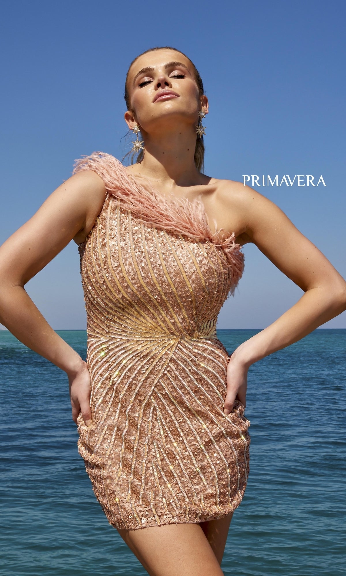 Short Homecoming Dress by Primavera 4002