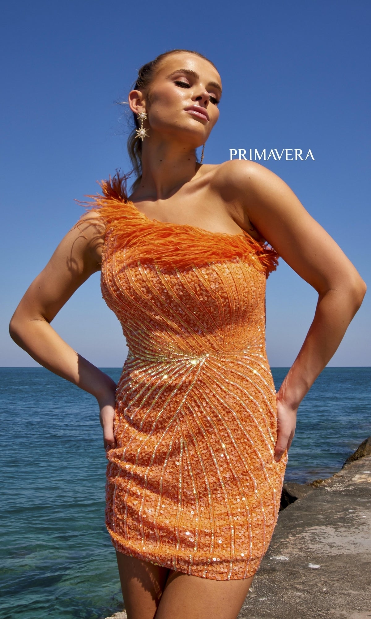 Short Homecoming Dress by Primavera 4002