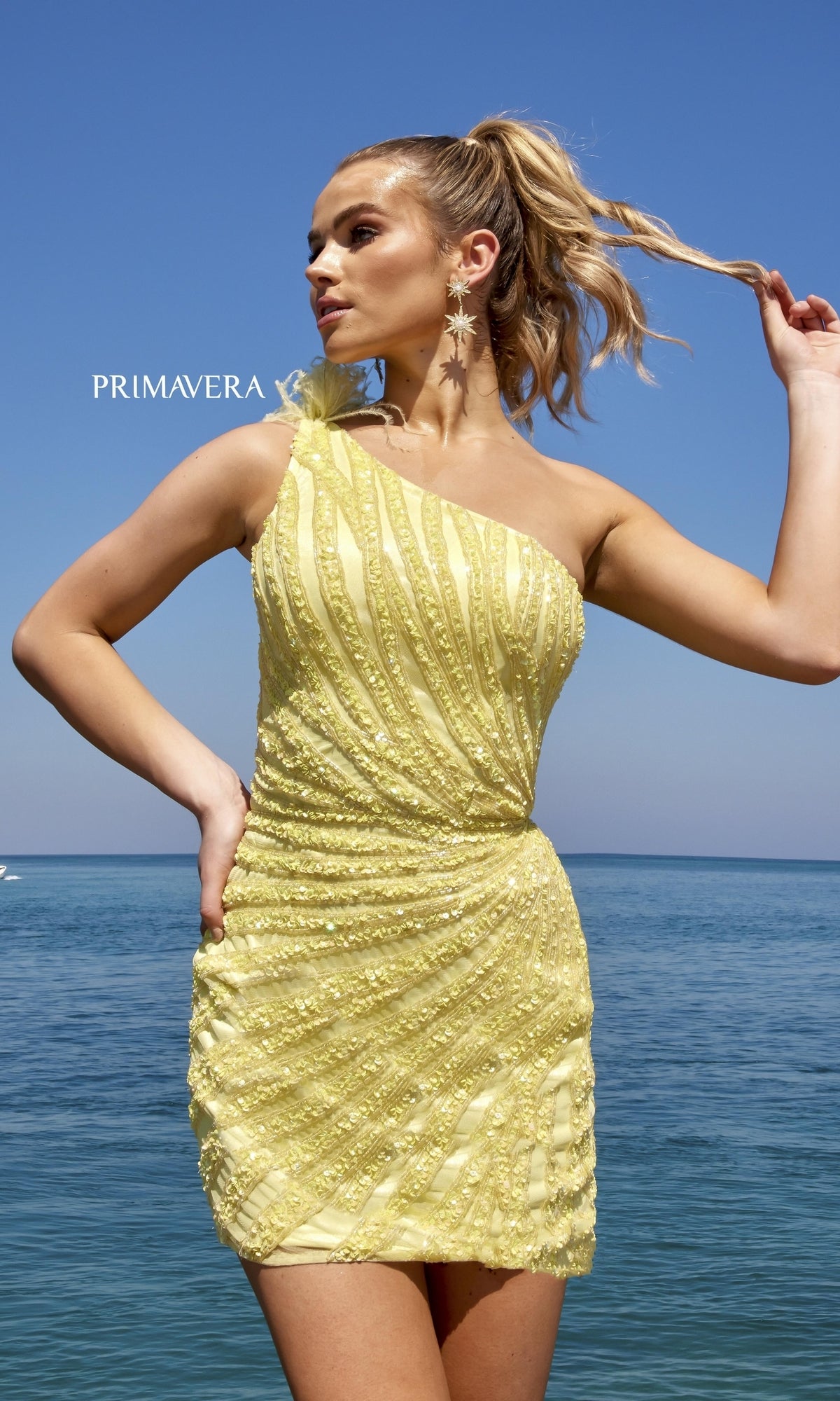 Short Homecoming Dress by Primavera 4004