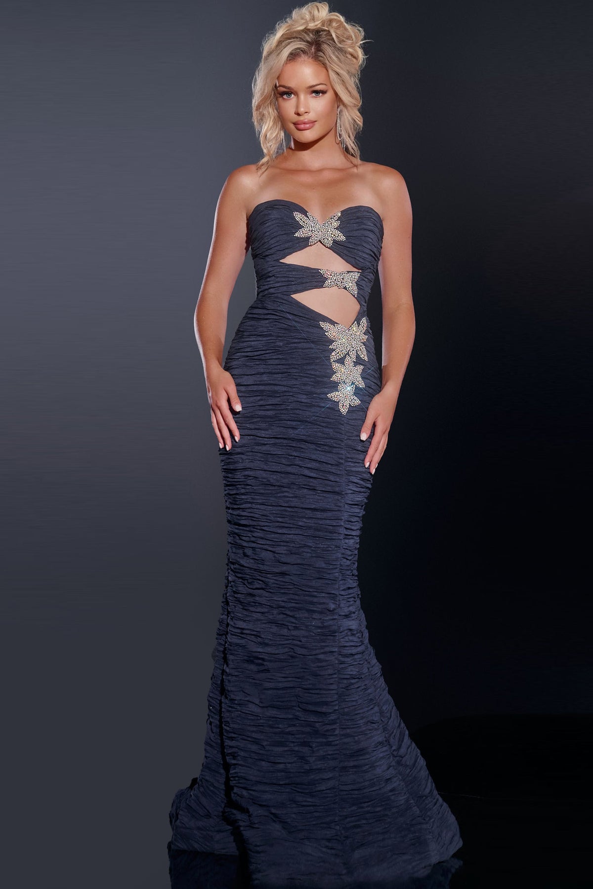 Jovani 40174 Long Mermaid Fit Formal Prom Dress