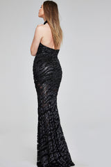 Jovani 40180 Long Mermaid Formal Beaded Prom Dress