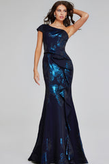 Jovani 40320 Long Mermaid Formal Metallic Evening Prom Dress