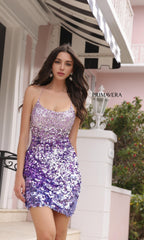 Short Homecoming Dress by Primavera 4039