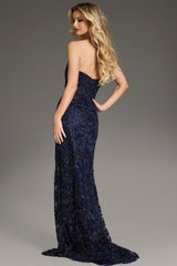 Jovani 40608 Long Formal Mermaid Sequin Prom Dress
