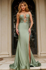 Jovani 44428 Long Glitter Halter Neck Formal Prom Dress