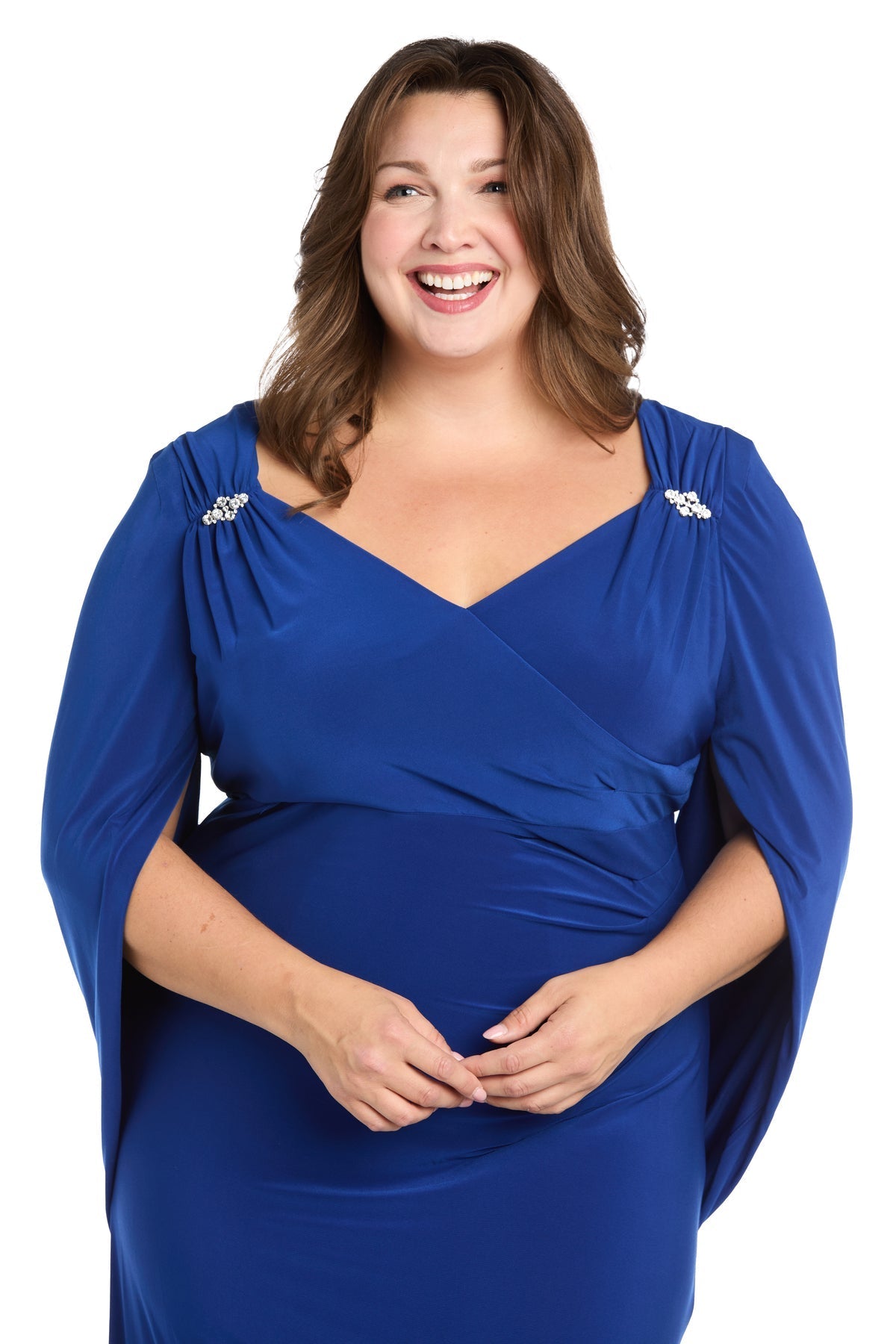 Long Plus Size Dress Formal R&M Richards 5899W