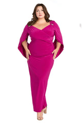 Long Plus Size Dress Formal R&M Richards 5899W