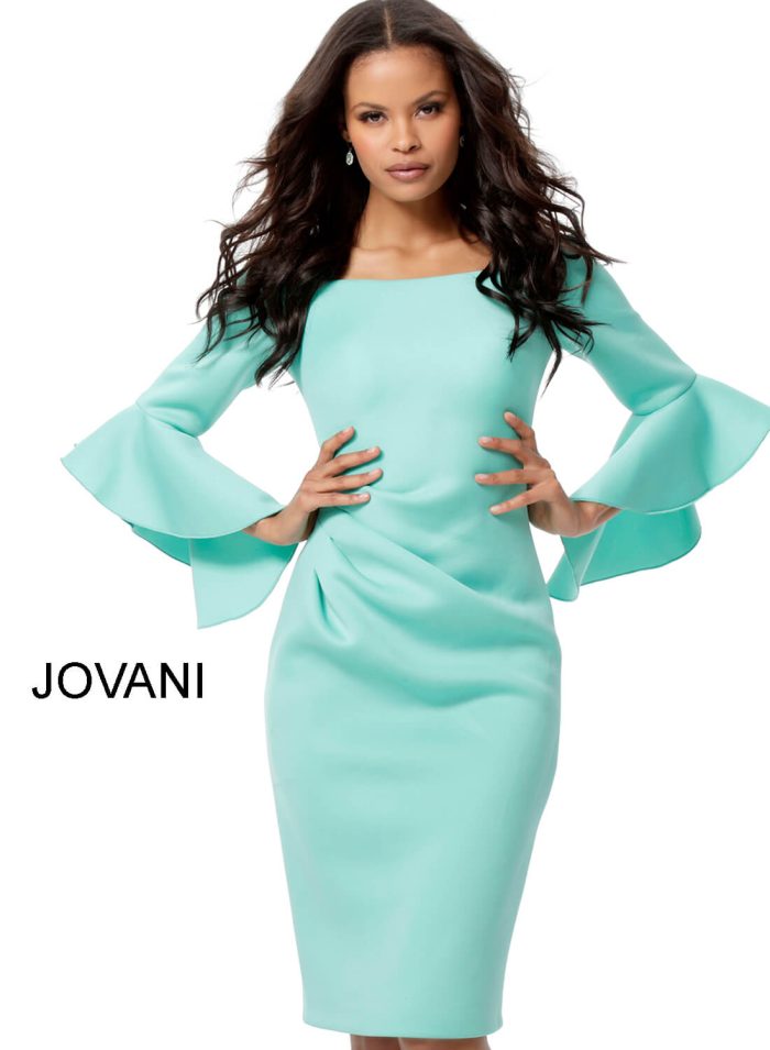 Jovani 59992 Short Cocktail Mother of the Bride Knee Length Dress