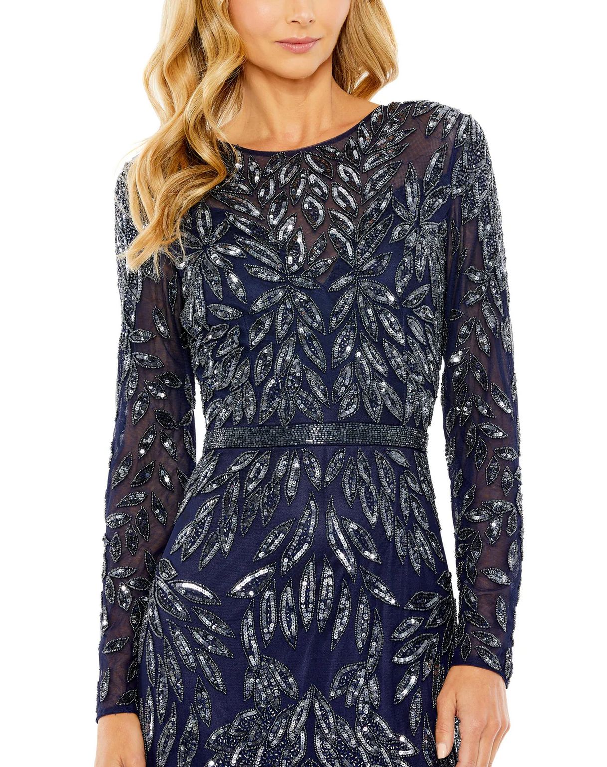 Formal Long Sleeve Evening Dress Long Sleeves & Formal Style Mac Duggal 6023