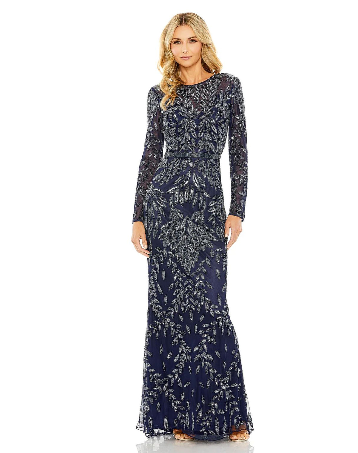 Formal Long Sleeve Evening Dress Long Sleeves & Formal Style Mac Duggal 6023