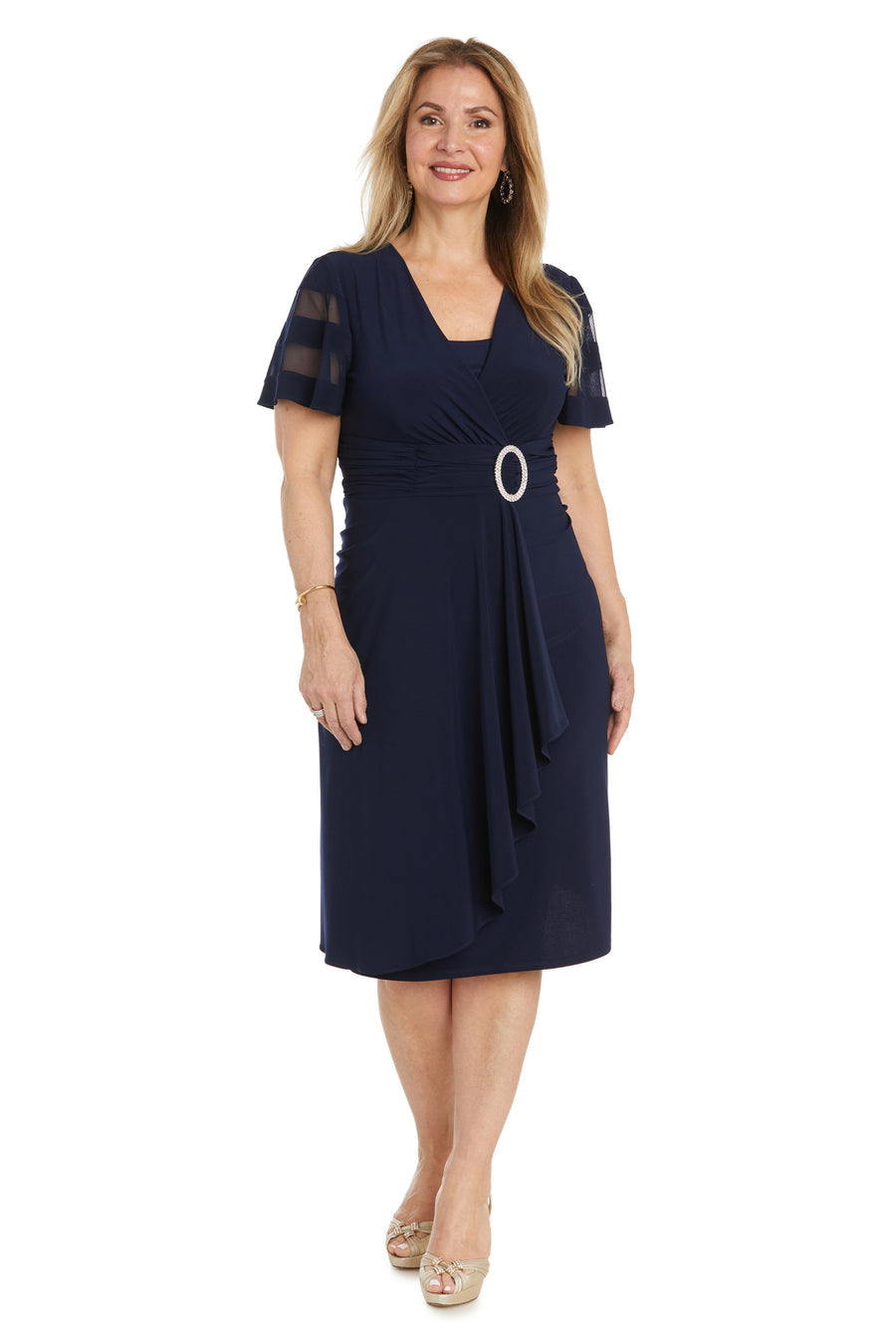 Short Mother of the Bride Dress Cocktail R&M Richards 9129