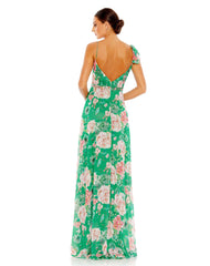 Long Spaghetti Strap Formal Gown Spaghetti Straps Mac Duggal 9175