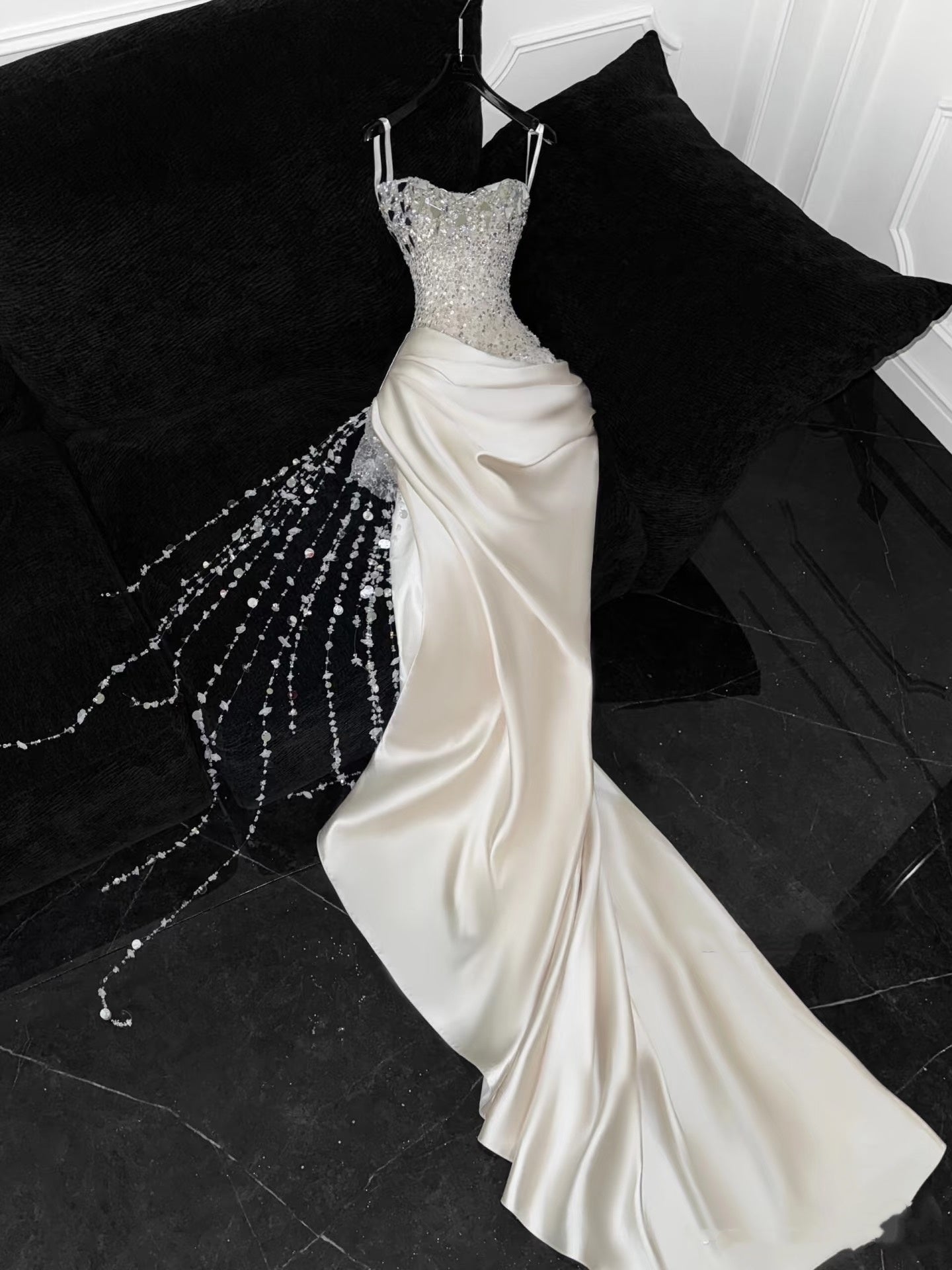 Sweetheart Wedding Dresses Bridal Gown Sparkly Beading 20th Birthday Outfits For Teens AB2001