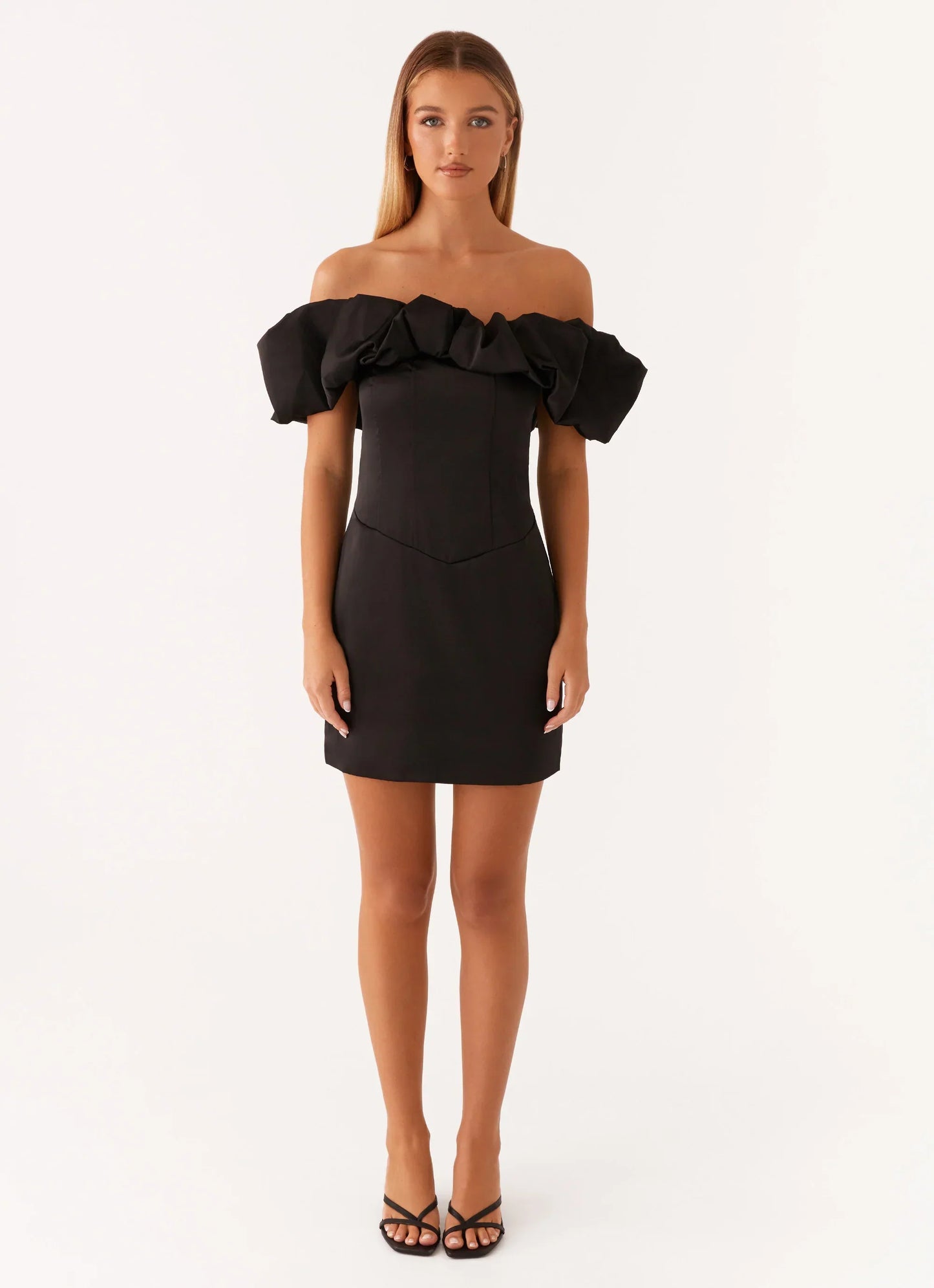 Read My Mind Mini Dress - Black