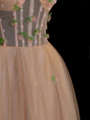 Modest Prom Dress Aesthetic Ball Gowns Sweetheart Tulle Pink Style Impress Long Prom Dresses Party Formal Gown SA039