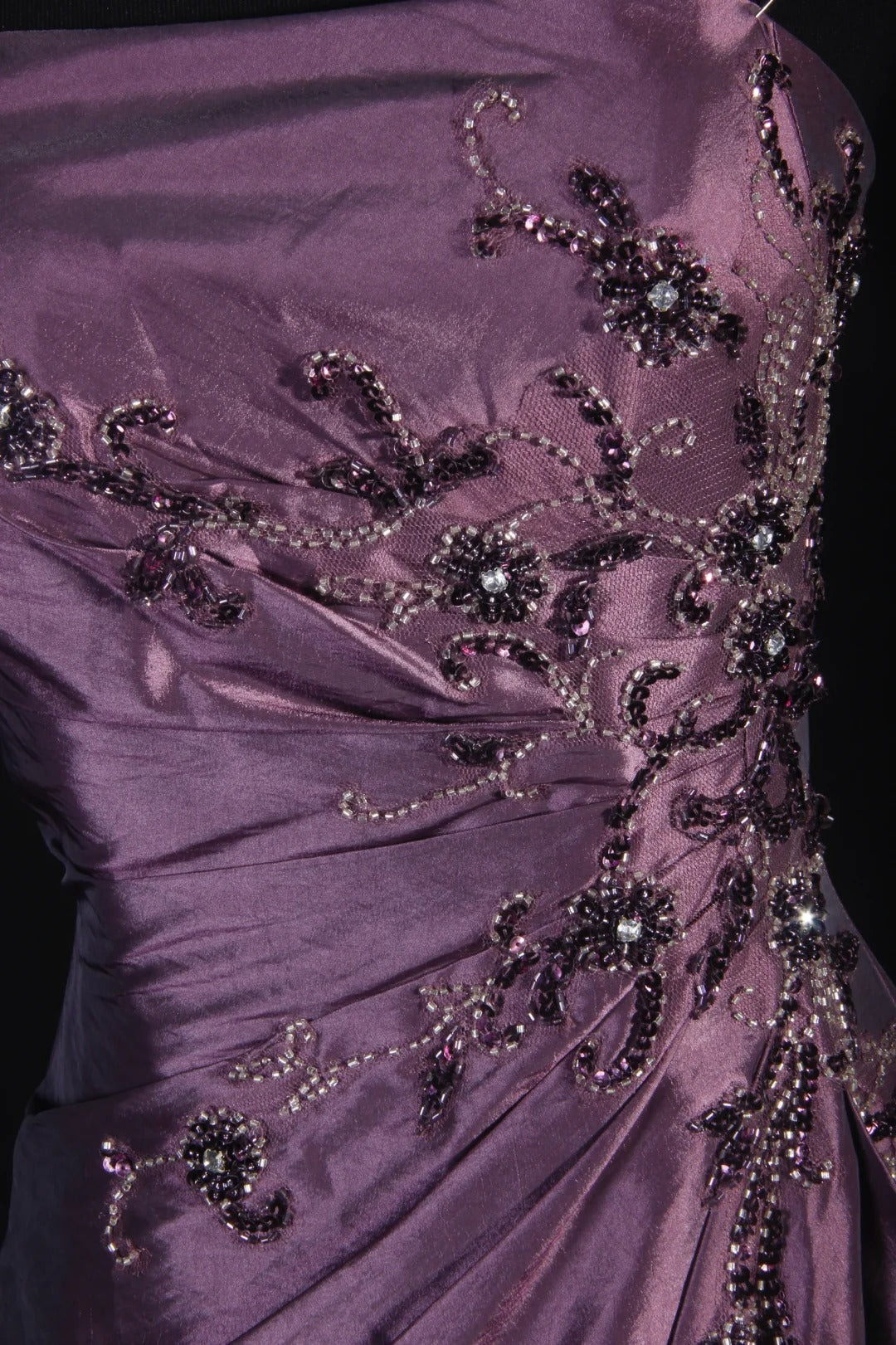 Retro Ball Gowns Women Cocktail Party Gown Strapless With Beads Cape Outfits 90s Purple Long Graduation Dinner Outfits Prom Dresses AS143