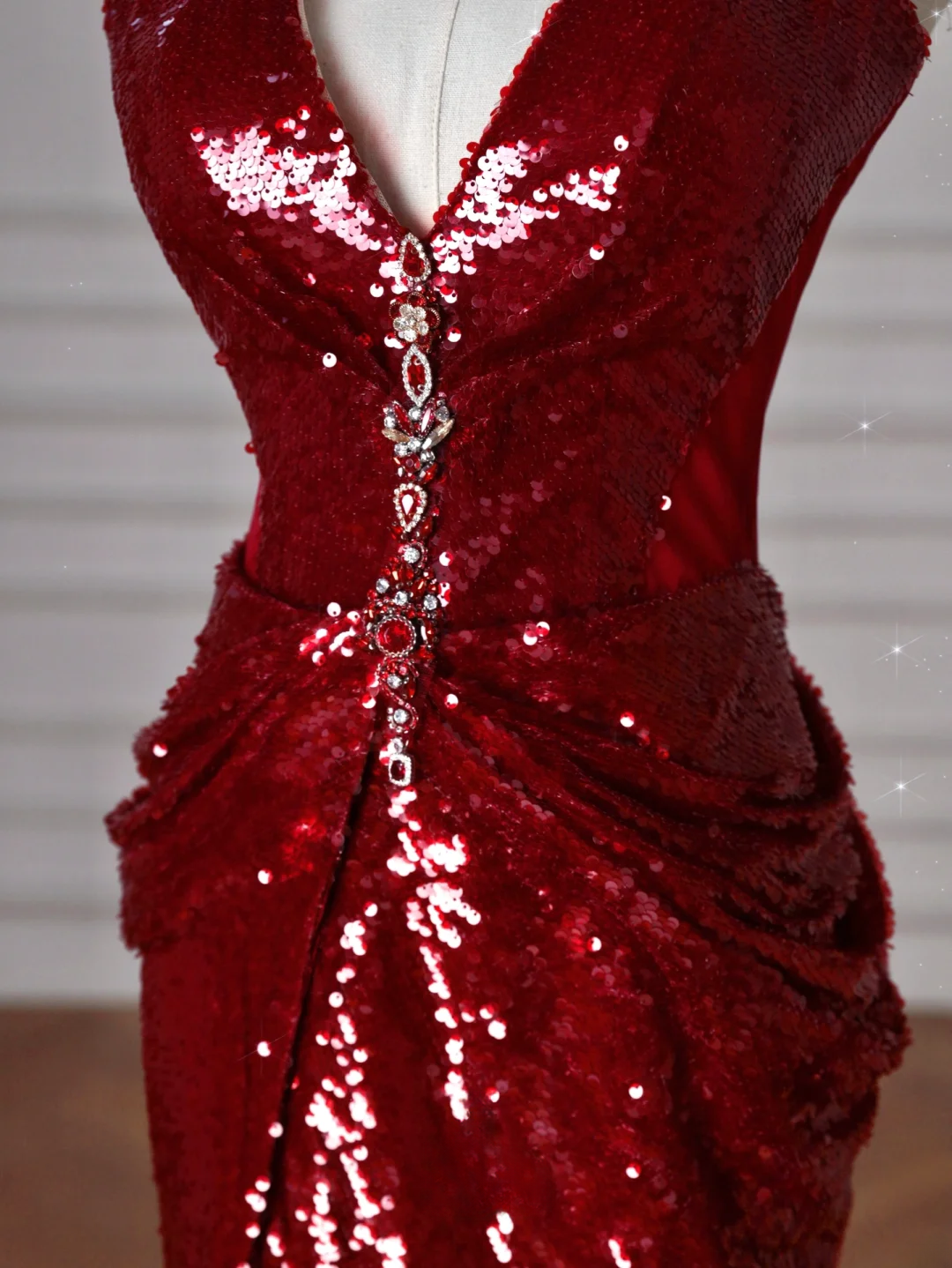 Glitter Mermaid Halter Burgundy With Sequins Long Formal Prom Dresses Dance Night Outfits Evening Birthday Outfit AB2209
