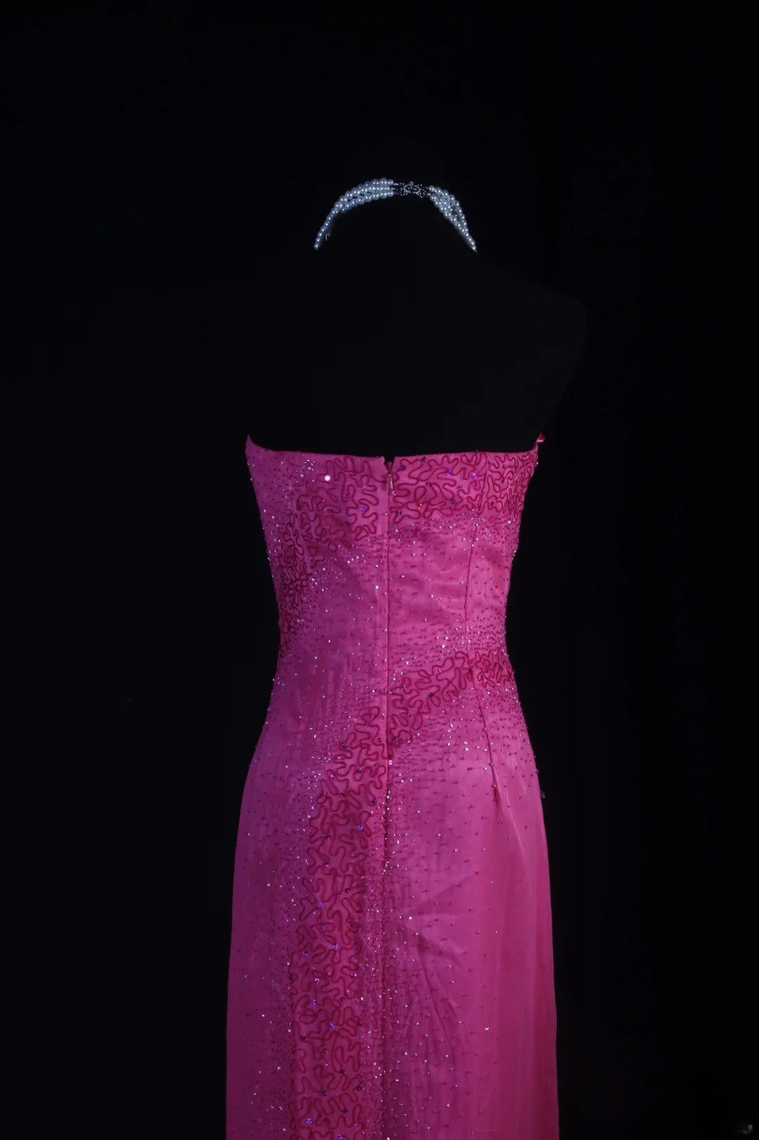 Vintage Prom Dresses Inspiration A Line Sweetheart Pink Semi Formal 90s Prom Dresses With Beads For Teenagers High Schools AS155