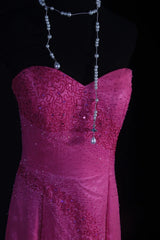 Vintage Prom Dresses Inspiration A Line Sweetheart Pink Semi Formal 90s Prom Dresses With Beads For Teenagers High Schools AS155