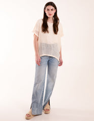 Crochet Batwing Oversized Top