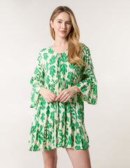 Tie Front Smock Dress