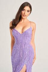 Ellie Wilde EW35023 Long Formal Fitted Evening Prom Dress