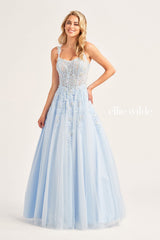 Ellie Wilde EW35123 Prom Long Glitter Ball Gown