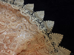 Beautiful Prom Dresses Mermaid V Neck Lace Pink With 3D Flowers Sleeveless Long Formal Evening Outfits N3648