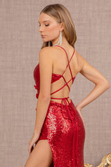 Prom Spaghetti Strap Formal Long Gown