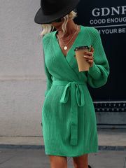 AERILYN KNIT CARDRESS - PARAKEET