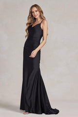 Nox Anabel K490 Long Spaghetti Strap Mermaid Prom Gown