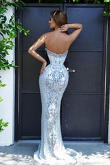 Portia and Scarlett PS24867C Formal Long Fitted Dress